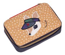 Iskolai tolltartó Pencil Box Filled Dashing Deer Jeune Premier ergonomikus luxus kivitel 20*7 cm
