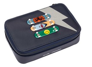 Školní penál Pencil Box Filled Skate Jeune Premier ergonomický luxusní provedení 20*7 cm
