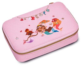 Školní penál Pencil Box Filled Mermaids Jeune Premier ergonomický luxusní provedení 20*7 cm