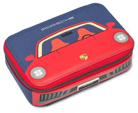 Školský peračník Pencil Box Filled Porsche Jeune Premier ergonomický luxusné prevedenie 20*7 cm JPPF026273