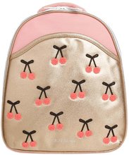 Ghiozdan școlar Backpack Ralphie Cherry Pompon Jeune Premier design ergonomic de lux 31*27 cm