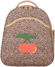 Iskolai hátizsák Backpack Ralphie Leopard Cherry Jeune Premier ergonomikus luxus kivitel 31*27 cm