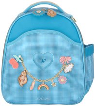 Školská taška batoh Backpack Ralphie Vichy Love Blue Jeune Premier ergonomický luxusné prevedenie 31*27 cm