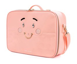 Bőrönd Mini Suitcase BFF Pink Jeune Premier ergonomikus luxus kivitel 40*10 cm