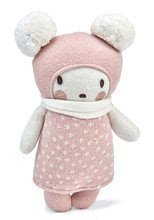 Bábika pletená ružová Baby Baba Knitted Doll ThreadBear 24 cm z jemnej a mäkkej bavlny v darčekovom balení od 0 mes