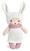 Păpușă tricotată roz Baby Baba Knitted Doll Threadbear 24 cm din bumbac fin și moale în ambalaj cadou de la 0 luni