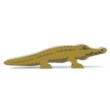 Dřevěný krokodýl Crocodile Tender Leaf Toys stojící