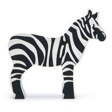 Zebră din lemn Tender Leaf Toys de jucărie