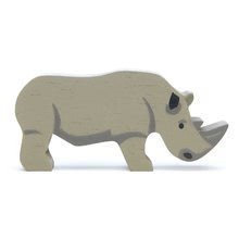 Dřevěný nosorožec Rhinoceros Tender Leaf Toys stojící