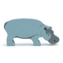 Hipopotam din lemn Hippopotamus Tender Leaf Toys de jucărie