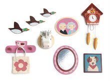 Drevené dekorácie na stenu Wall Décor Tender Leaf Toys k domčeku pre bábiku 10 druhov