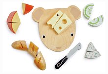 Drevená doska so syrom Cheese Chopping Board Tender Leaf Toys s nožom na krájanie od 24 mes TL8293