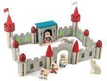Castel vârcolac din lemn Wolf Castle Tender Leaf Toys de fiecare dată construiește o clădire nouă cu 40 de bucăți