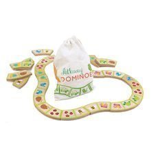 Drevené domino záhradná cestička Garden Path Tender Leaf Toys 22 dielov v plátenej taške od 18 mes
