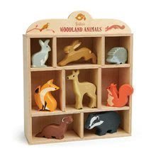 Animale de pădure pe raft 8 bc. Woodland Animals Tender Leaf Toys iepurași arici vulpe căprioară veveriță nevăstuică și bursuc