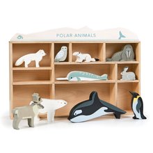 Drevené polárne zvieratká na poličke Polar Animals Shelf Tender Leaf Toys 10 druhov ľadových živočíchov TL8484