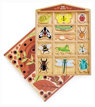 Drevený domček pre hmyz The Bug Hotel Tender Leaf Toys 13 druhov hmyzu s názvami od 3 rokov TL8487