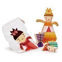 Puzzle prințese și zâne Princesses and Mermaids Tender Leaf Toys set cu 15 bucăți în geantă de pânză