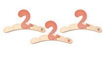 Dřevěné ramínko na šaty Squirrel hanger Set Tender Leaf Toys s veverkou, 3 kusy v balení