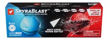 Vodný granát magnetický SpyraBlast Blue&Red Spyra protišmykový s gumeným povrchom znovupoužiteľný sada 6 kusov od 14 rokov