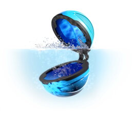 Vodný granát magnetický SpyraBlast Blue Spyra 4 kusy protišmykový s gumeným povrchom znovupoužiteľný od 14 rokov