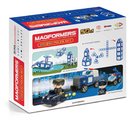 Stavebnica magnetická Policajná stanica Amazing Police Set Magformers 50 dielov