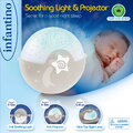 Nočná lampička Soothing Light & Projector Ecru Infantino s hudbou a projektorom hnedá od 0 mes