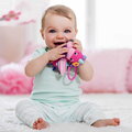 Vibrujúci jednorožec Unicorn Rattle Infantino s hryzátkom od 0 mes
