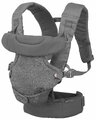 Nosič pre dieťa Flip Advanced 4v1 Convertible Carrier Grey Infantino 4 spôsoby nosenia sivý od 3,6-14,5 kg od 0 mes