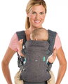 Nosič pre dieťa Flip Advanced 4v1 Convertible Carrier Grey Infantino 4 spôsoby nosenia sivý od 3,6-14,5 kg od 0 mes