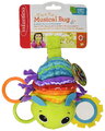 Hrajúca húsenica Hug and Tug Musical Bug Infantino s uspávankou a zrkadielkom od 0 mes
