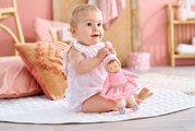 Bábika Miss Ballerina Pink Grenadine Mon Doudou Corolle s modrými očami 25 cm od 0 mes