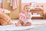 Bábika Miss Ballerina Pink Grenadine Mon Doudou Corolle s modrými očami 25 cm od 0 mes