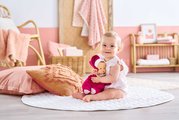 Bábika Babipouce Pink Grenadine Mon Doudou Corolle s modrými očami a špúliace ústočká 28 cm od 0 mes