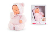 Bábika medvedík Babibear Plush Starry Dreams Mon Doudou Corolle s ušatou čiapočkou s modrými očami a špúliace ústočká 28 cm od 0 mes