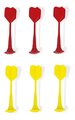 Magnetický terč Cirkus Circus Magnetic Dart Game Janod obojstranný so 6 magnetickými šípkami od 4 rokov