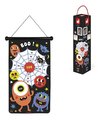 Magnetický terč Príšerky Monsters Magnetic Dart Game Janod obojstranný so 6 magnetickými šípkami od 4 rokov
