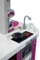 Kuchynka Studio XL Tefal Smoby elektronická so zvukmi, so sódovačom, chladničkou a 32 doplnkami fialová