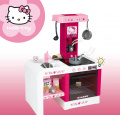 Kuchynka Hello Kitty Cheftronic Smoby elektronická so zvukom, svetlom a 19 doplnkami tmavoružová