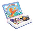 Magnetická kniha Jednorožec Unicorn Magnetibook Janod 44 magnetiek a 10 šablón