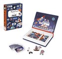Magnetická kniha Vesmír Cosmos Magnetibook Janod 52 magnetiek a 18 šablón