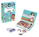Magnetická kniha Športy Sports Magnetibook Janod 48 magnetiek a 16 šablón