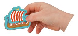 Magnetická kniha História History Magnetibook Janod 60 magnetiek a 12 šablón