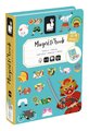 Magnetická kniha História History Magnetibook Janod 60 magnetiek a 12 šablón