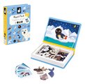 Magnetická kniha Polárne zvieratká Polar Animals Magnetibook Janod 30 magnetiek a 10 šablón