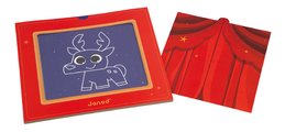 Spoločenská hra pre deti Magické divadlo Magic Theater Janod magnetická s ilustráciami