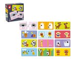 Spoločenská hra pre deti Duonimo Nájdi protiklady Opposites Puzzles Janod 24 dielov od 24 mes