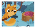 Senzorické puzzle Lesné zvieratká Tactile Puzzle Forest Animals Janod na rozvoj hmatu 20 dielov od 24 mes