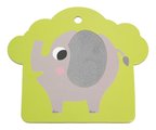Senzorické karty Zvieratká v savane Savannah Tacticle Cards Set Janod na rozvoj hmatu 6 kariet od 12 mes
