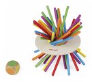 Spoločenská hra pre deti Bláznivé paličky Game of Skill Crazy Sticks Janod 36 dielov pre 2-6 hráčov